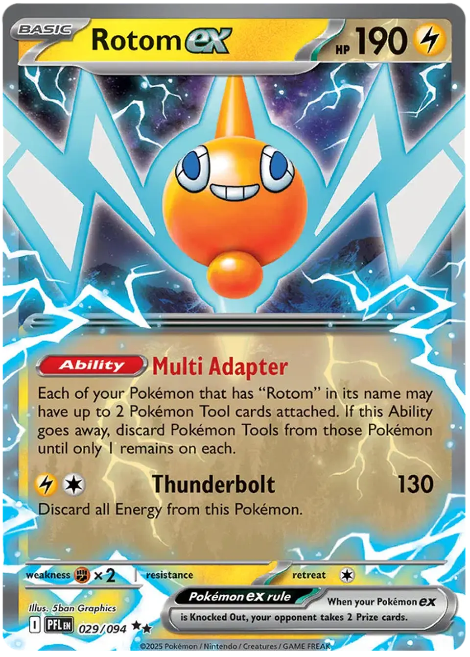 Rotom Ex - Phantasmal flames - Llamas fastasmales (st) 1