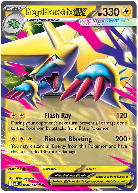 Mega manectric ex - Mega evolution - Mega evoluciones (ST)