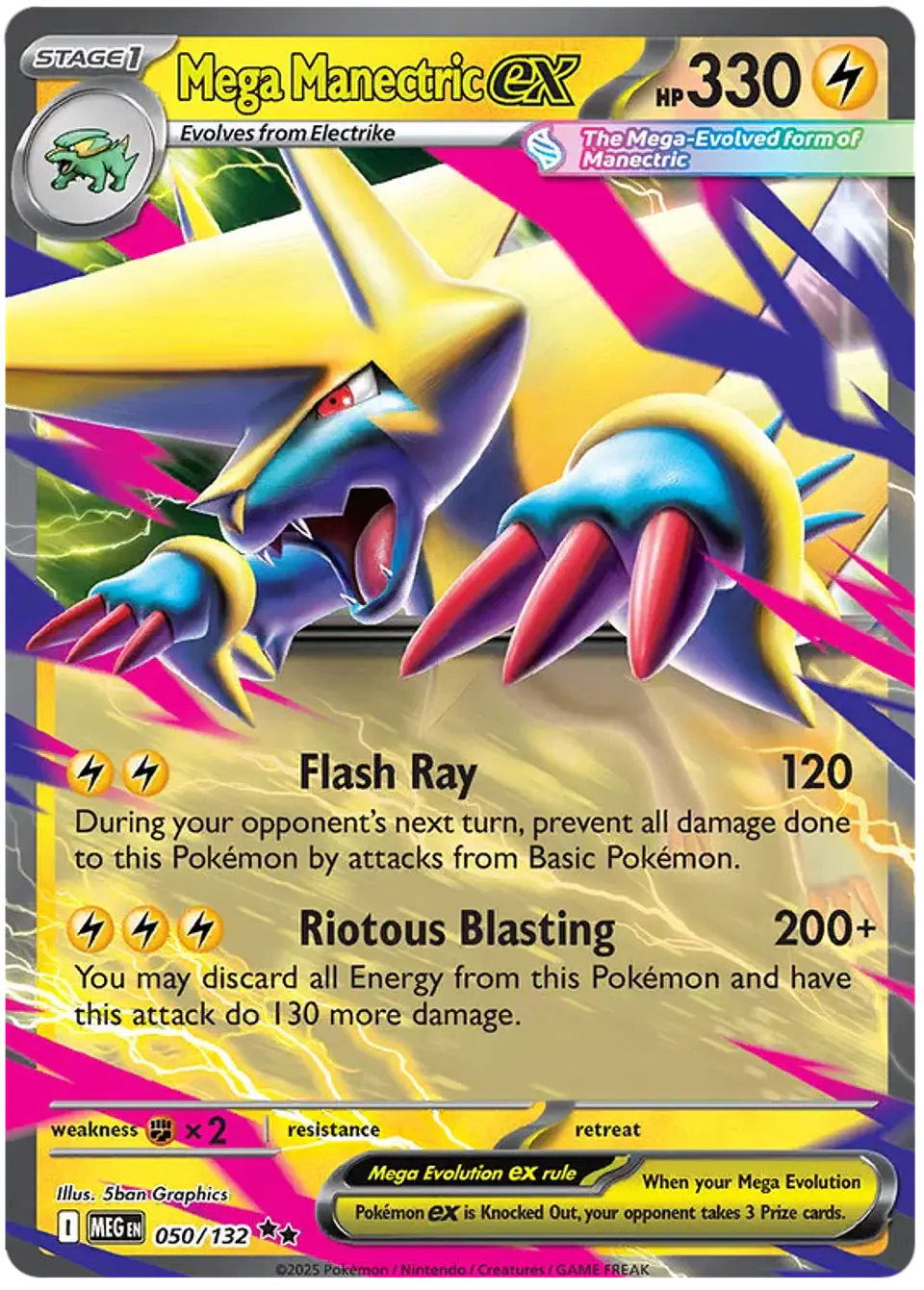 Mega manectric ex - Mega evolution - Mega evoluciones (ST) 1