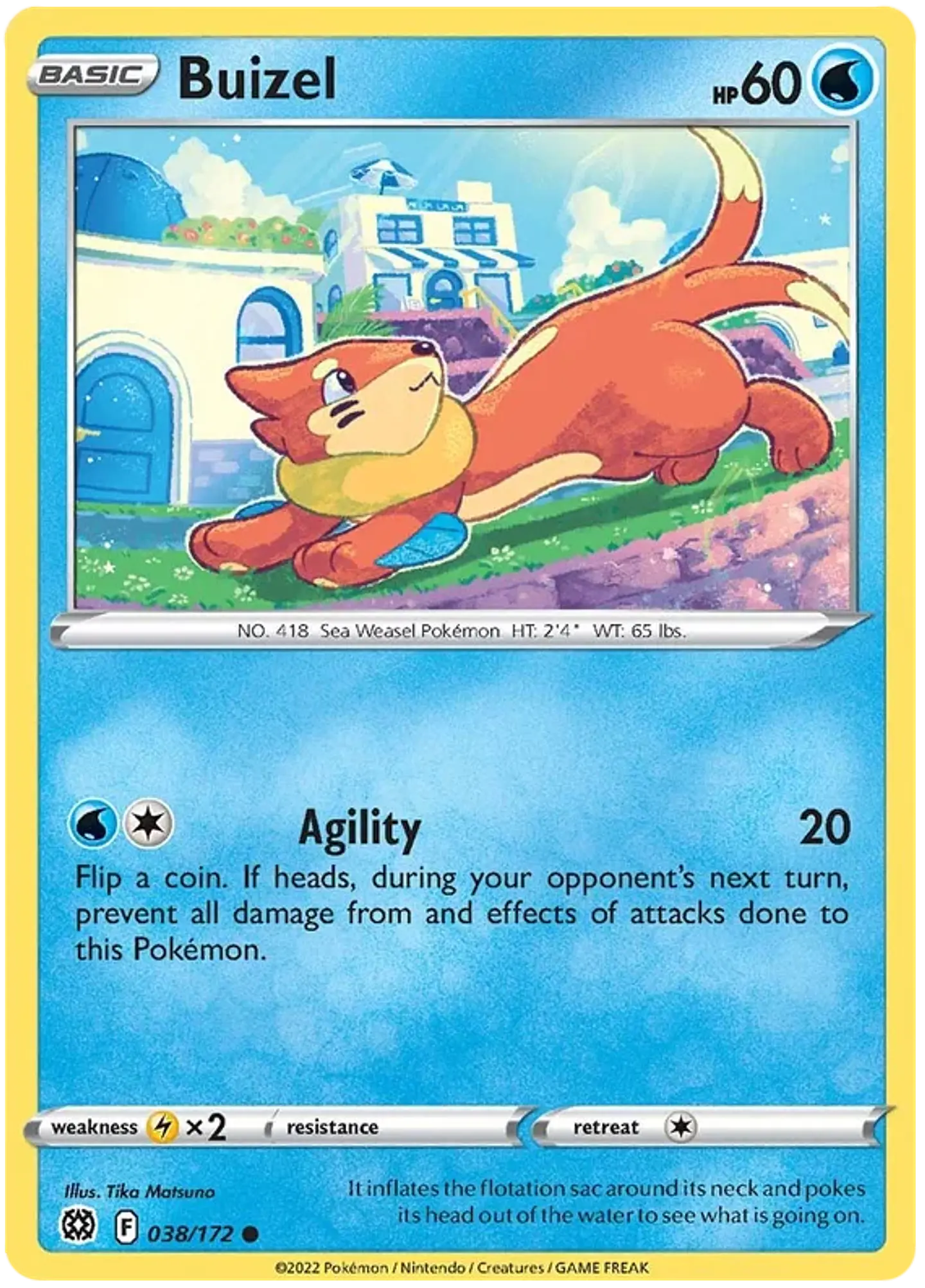 Buizel - Brilliant Stars  1