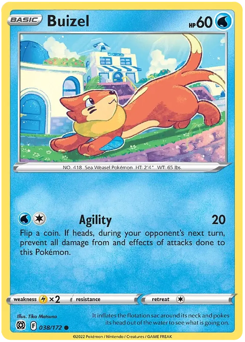 Buizel - Brilliant Stars  1