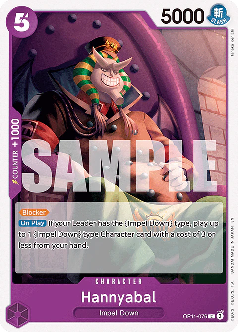Hannybal-OP11-076-One Piece Card Game