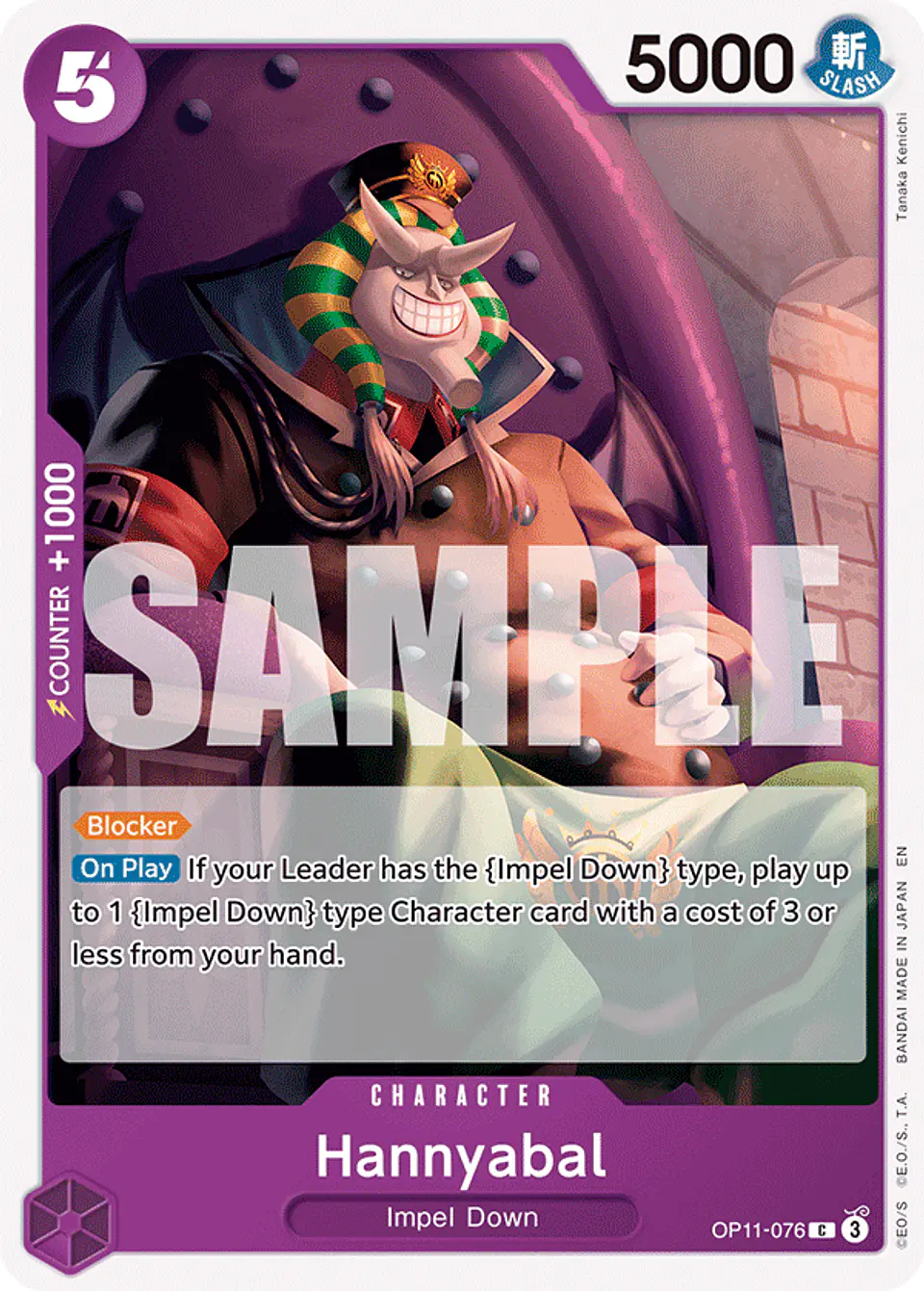 Hannybal-OP11-076-One Piece Card Game 1