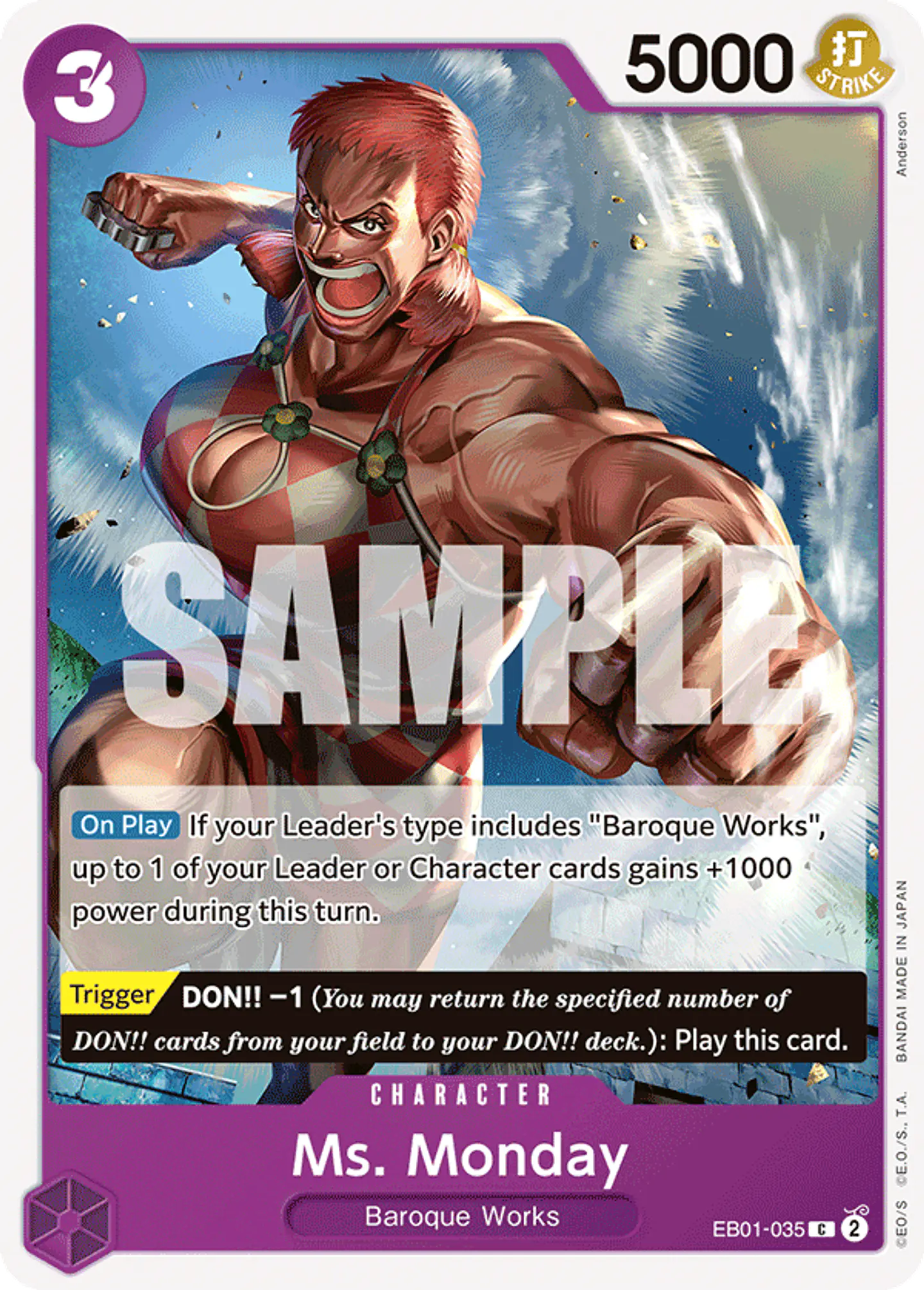 Ms. Monday-EB01-035-One Piece Card Game 1