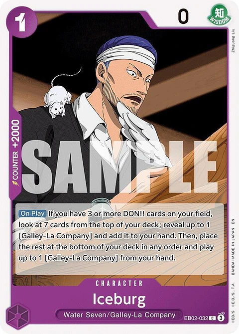 Iceburg-EB02-032-One Piece Card Game