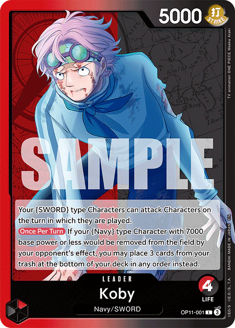 Koby-OP11-001-One Piece Card Game