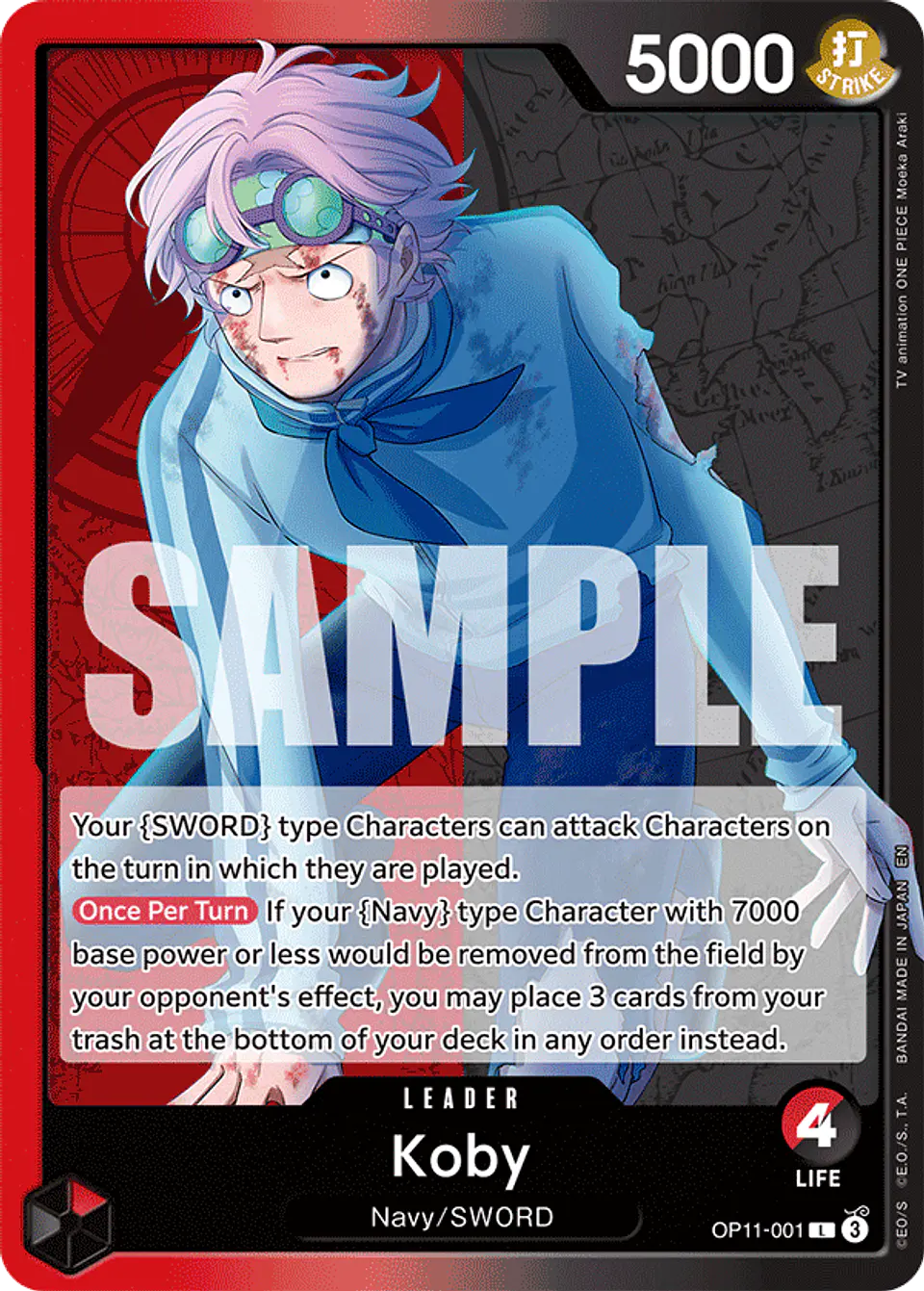Koby-OP11-001-One Piece Card Game 1
