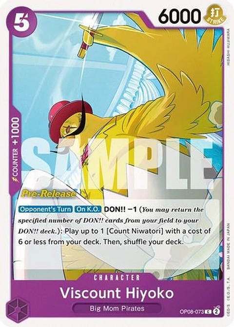 Viscount Hiyoko-OP08-073-One Piece Card Game
