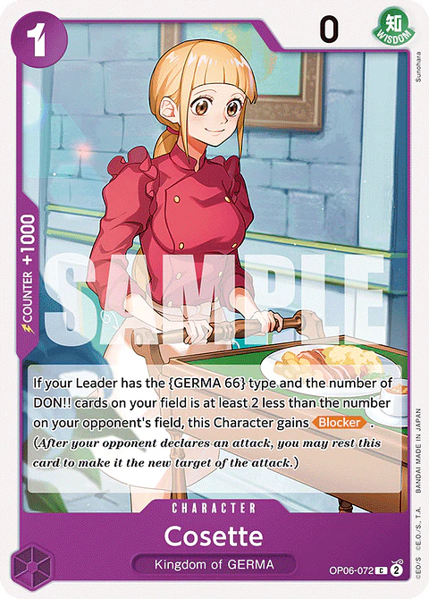 Cosette-op06-072-One Piece Card Game