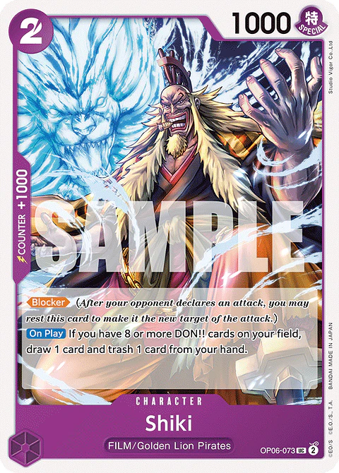 Shiki-OP06-073-One Piece Card Game