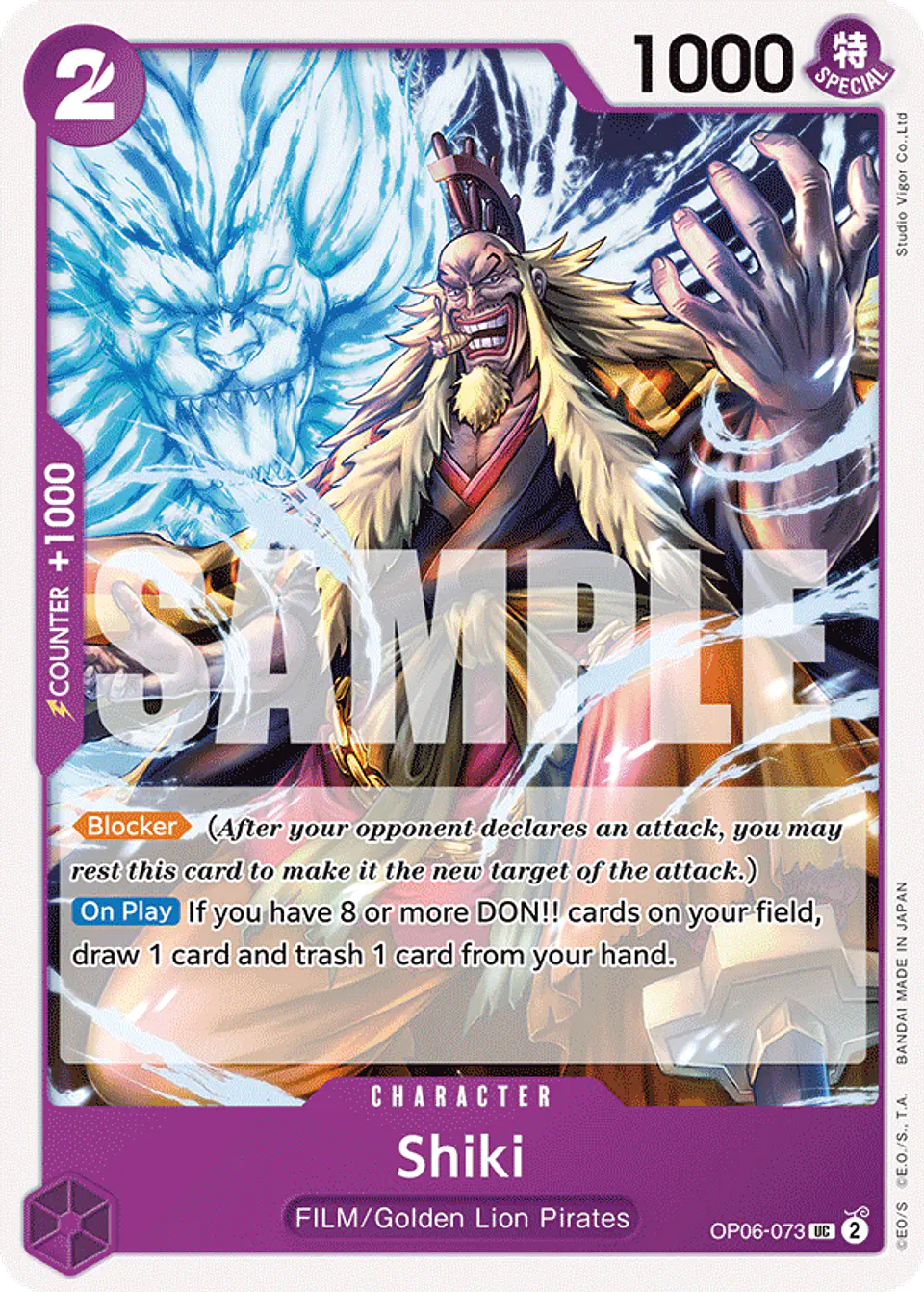 Shiki-OP06-073-One Piece Card Game 1