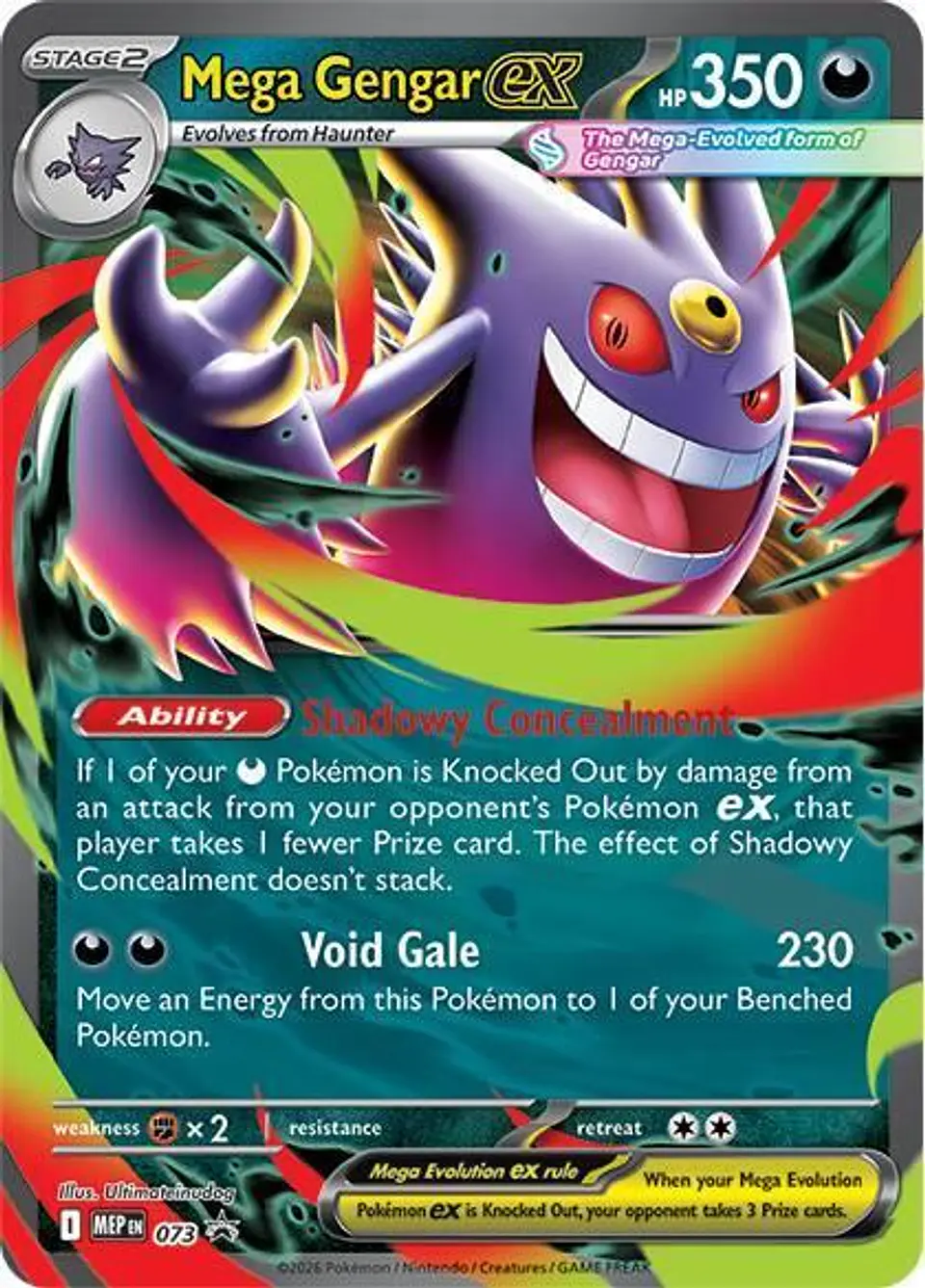 Mega Gengar Ex - Promo Mega Evolution  1