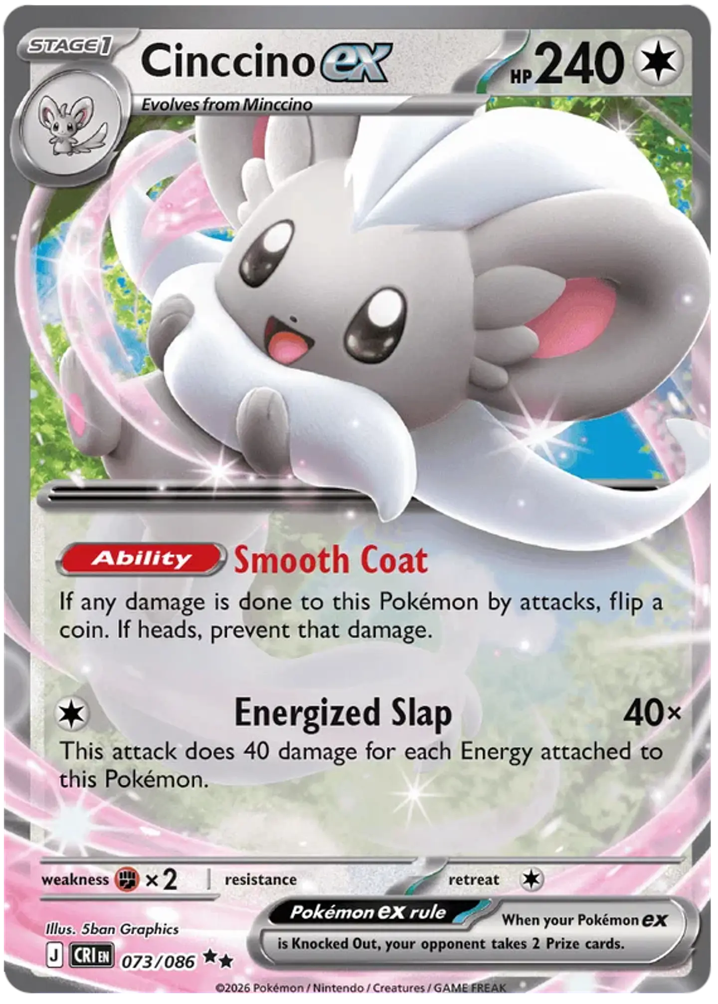 Cinccino Ex - Chaos rising - Caos Ascendente  1