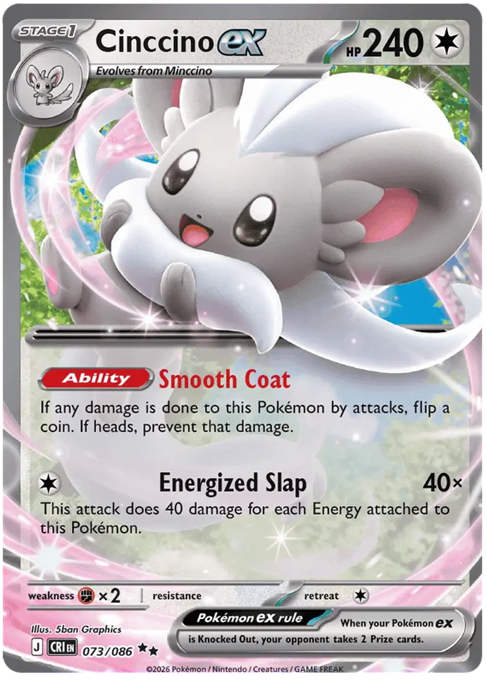 Cinccino Ex - Chaos rising - Caos Ascendente  1