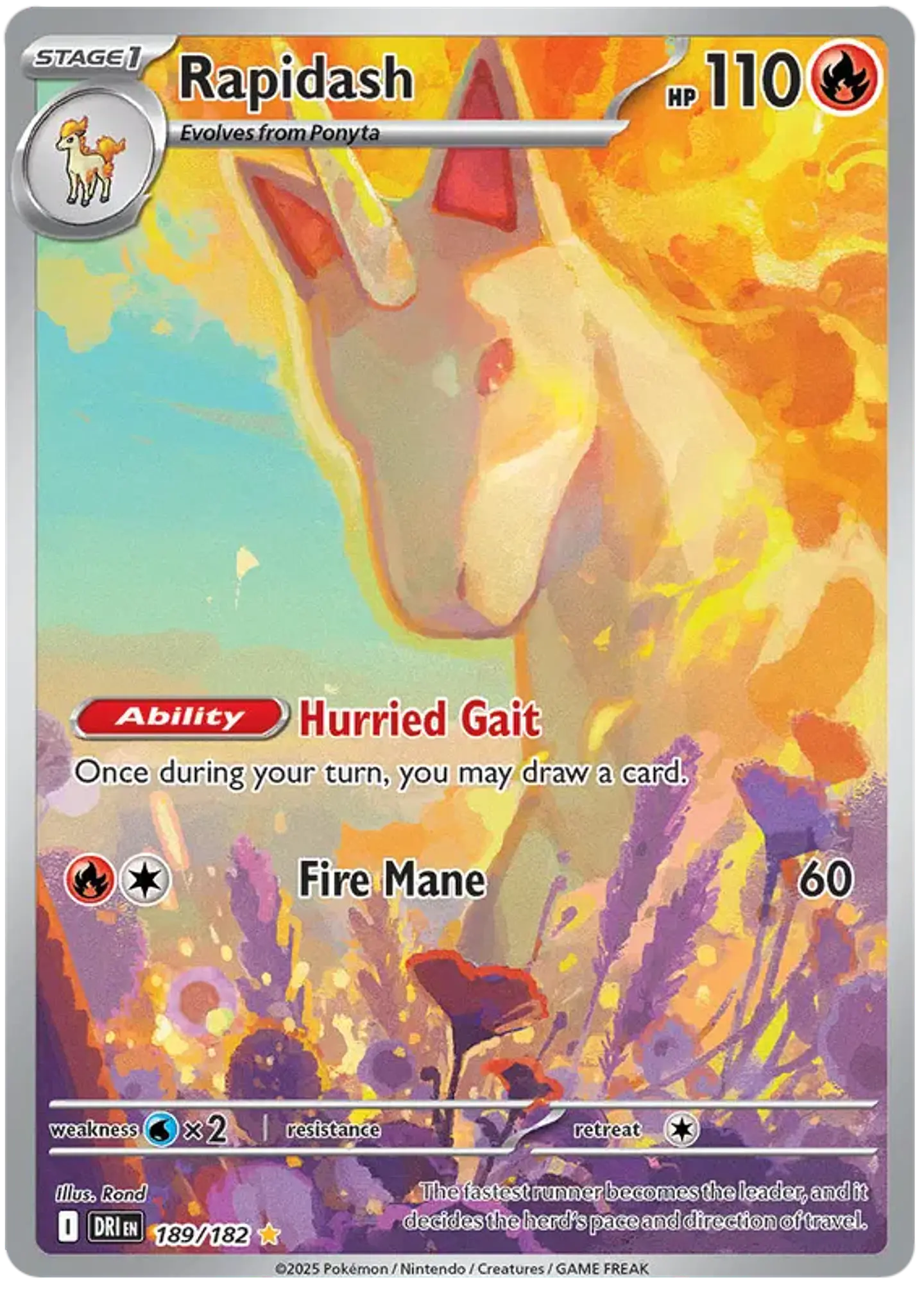 Rapidash - Destined Rivals - Rivales Predestinados  1