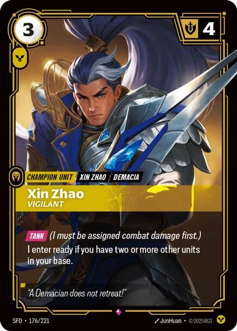 Xin Zhao - Vigilant - Spiritforged (SFD) - Riftbound - League of Legends