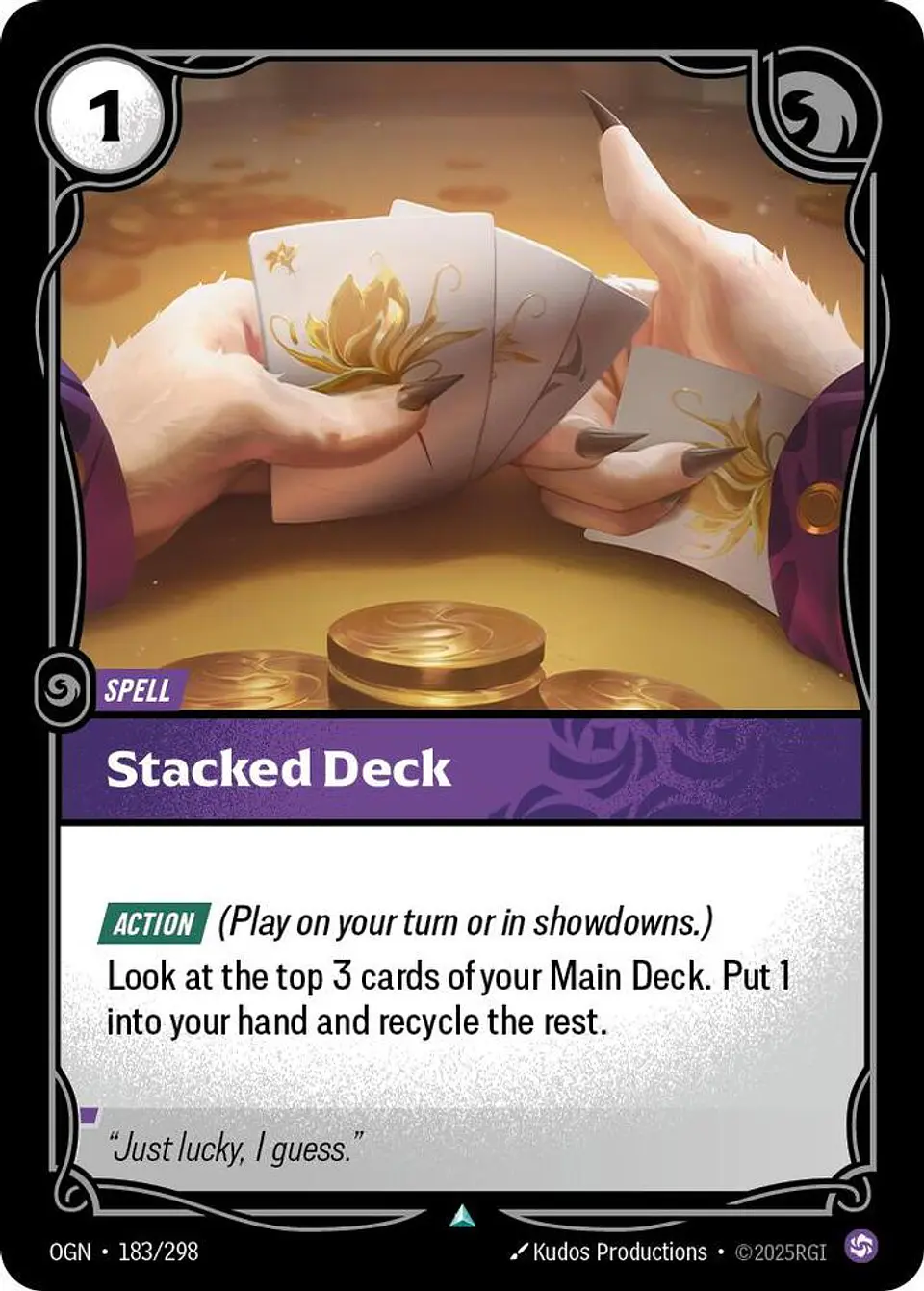 Stacked Deck - Origins (OGN)  - Riftbound - League of Legends 1