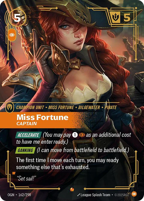 Miss Fortune - Captain - Origins (OGN) - Riftbound - League of Legends