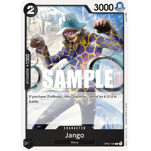 Jango op02-100 c 1 - One Piece Card Game 