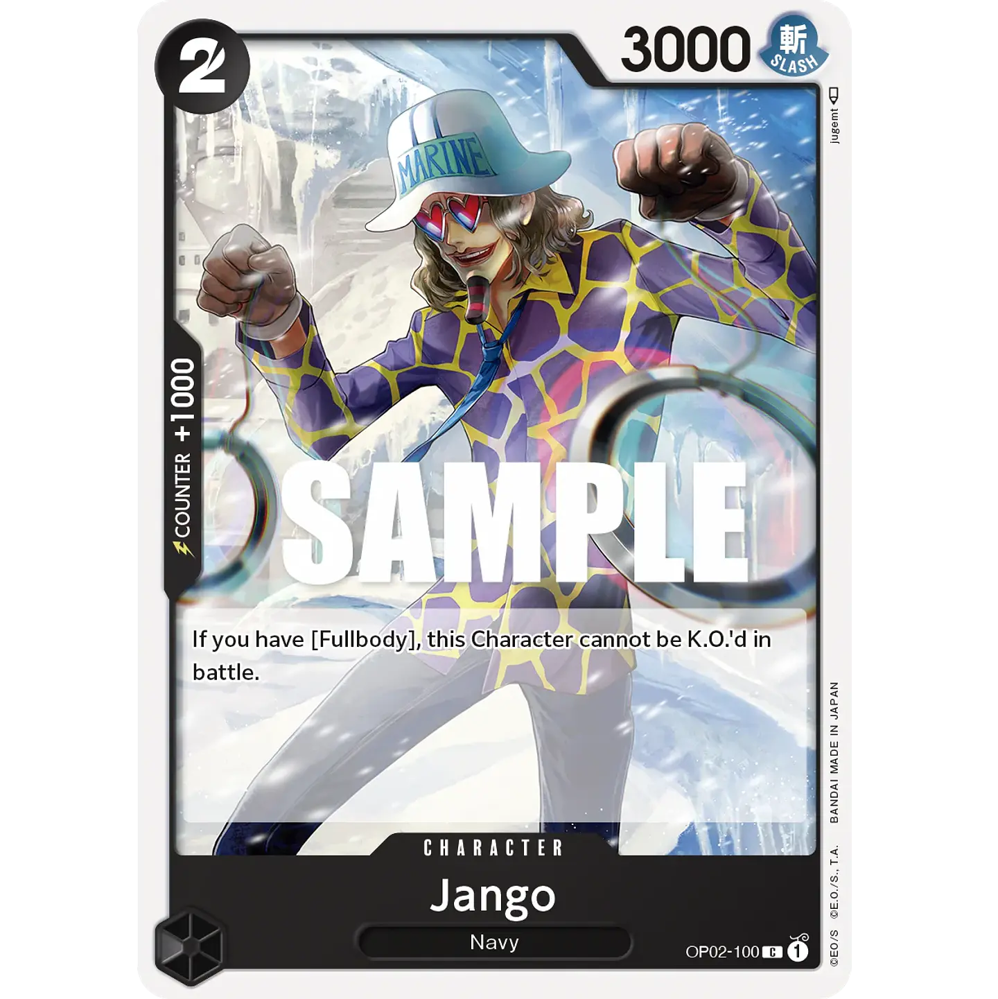 Jango op02-100 c 1 - One Piece Card Game  1