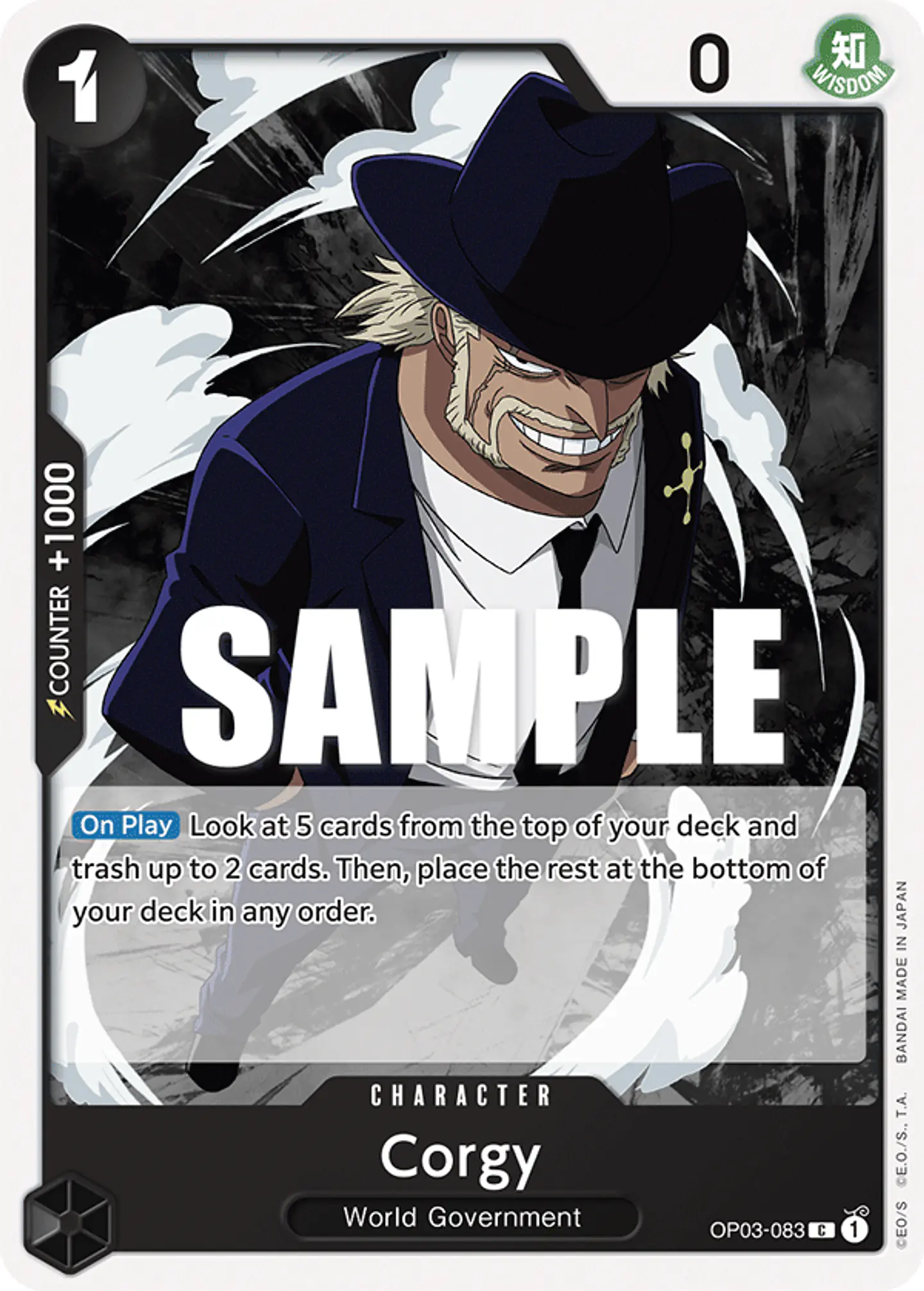Corgy op03 - 083 c1 - One Piece Card Game  1