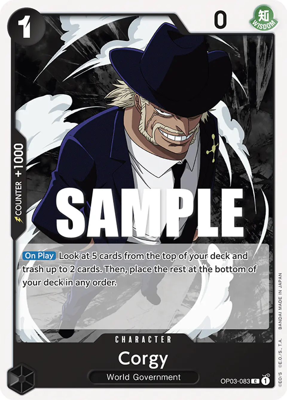 Corgy op03 - 083 c1 - One Piece Card Game  1