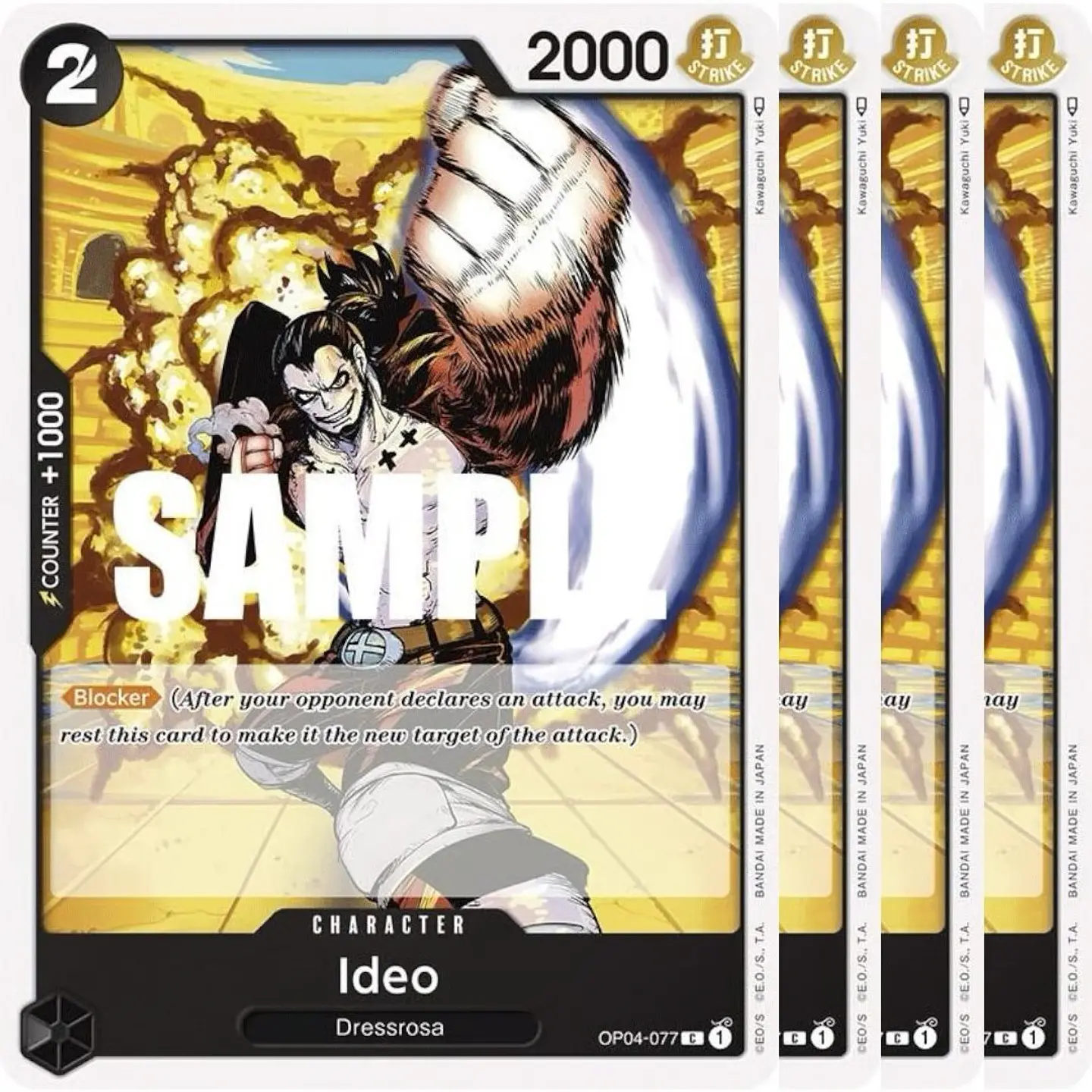 Ideo op04 - 077 c1 - One Piece Card Game  1