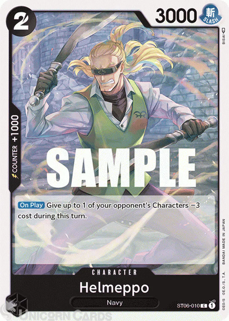 Helmeppo ST06 - 010 C1 -One Piece Card Game  1