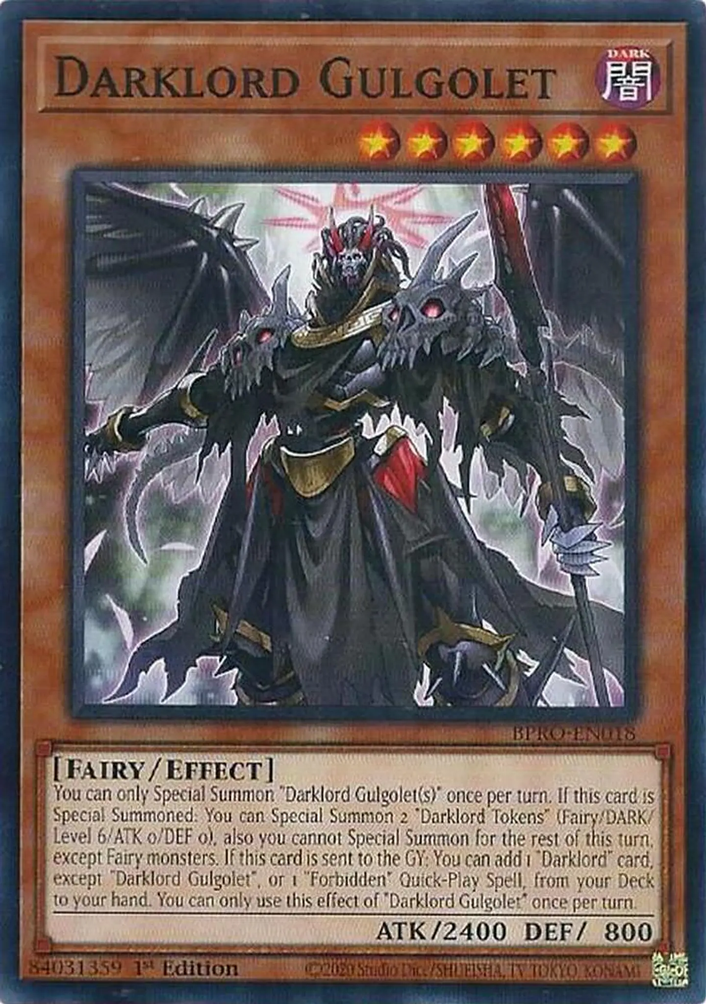 Darklord Gulgolet - Burst Protocol (BPRO) Español 1