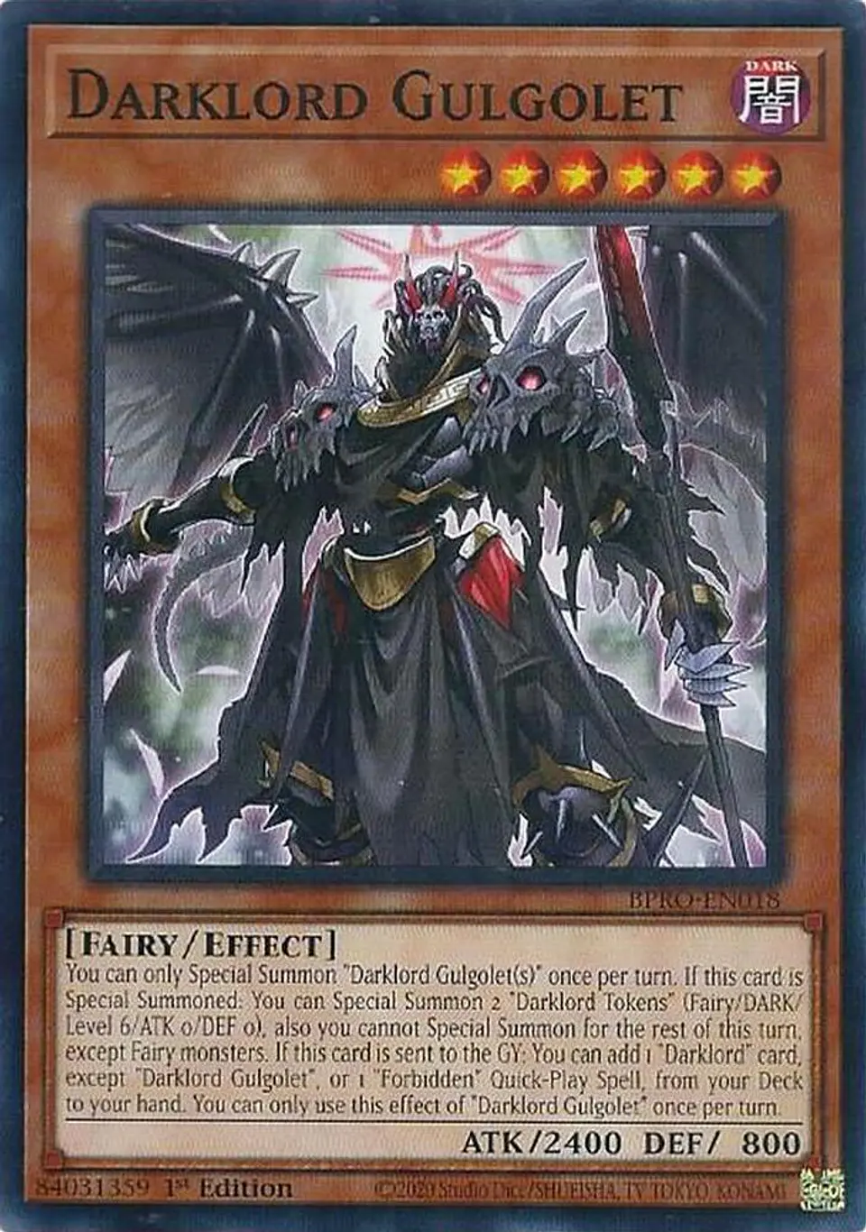 Darklord Gulgolet - Burst Protocol (BPRO) Español 1