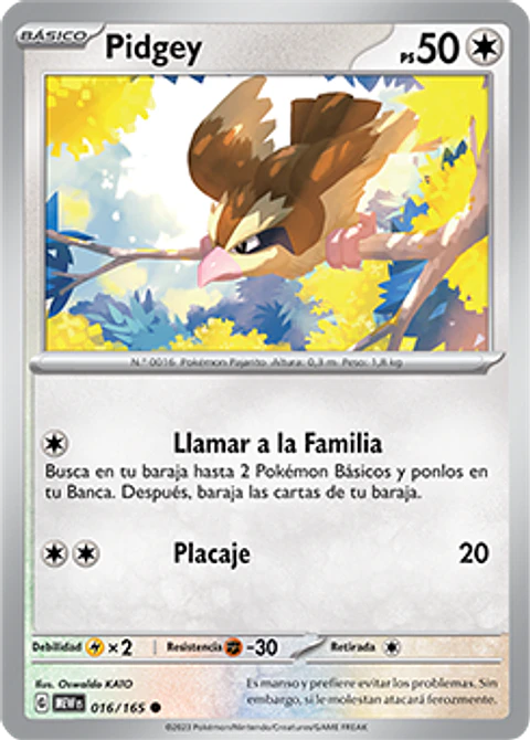 Pidgey sv2a Koreana