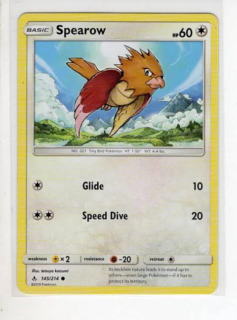 Spearow - unbroken Bonds 