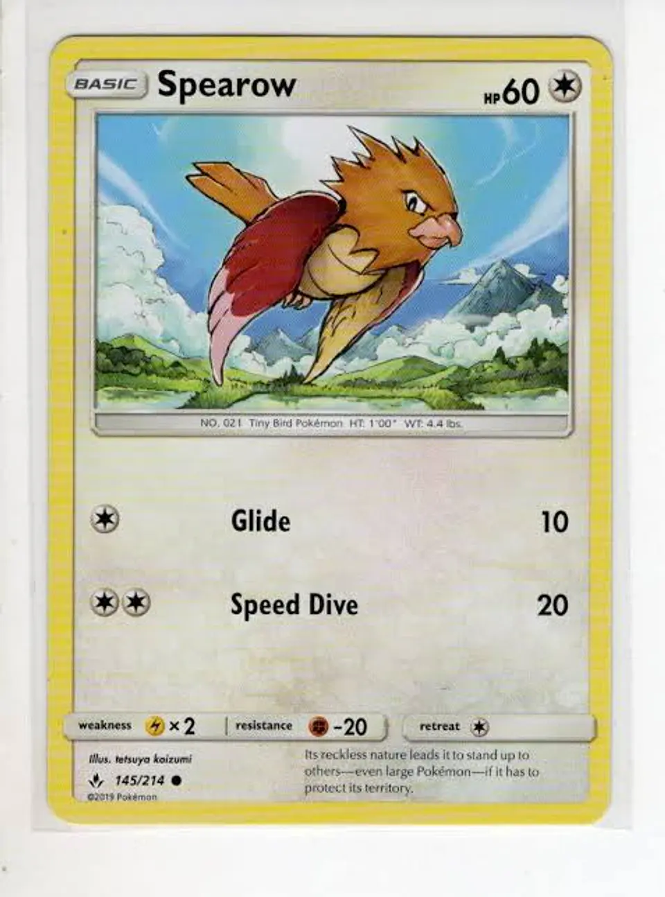 Spearow - unbroken Bonds  1