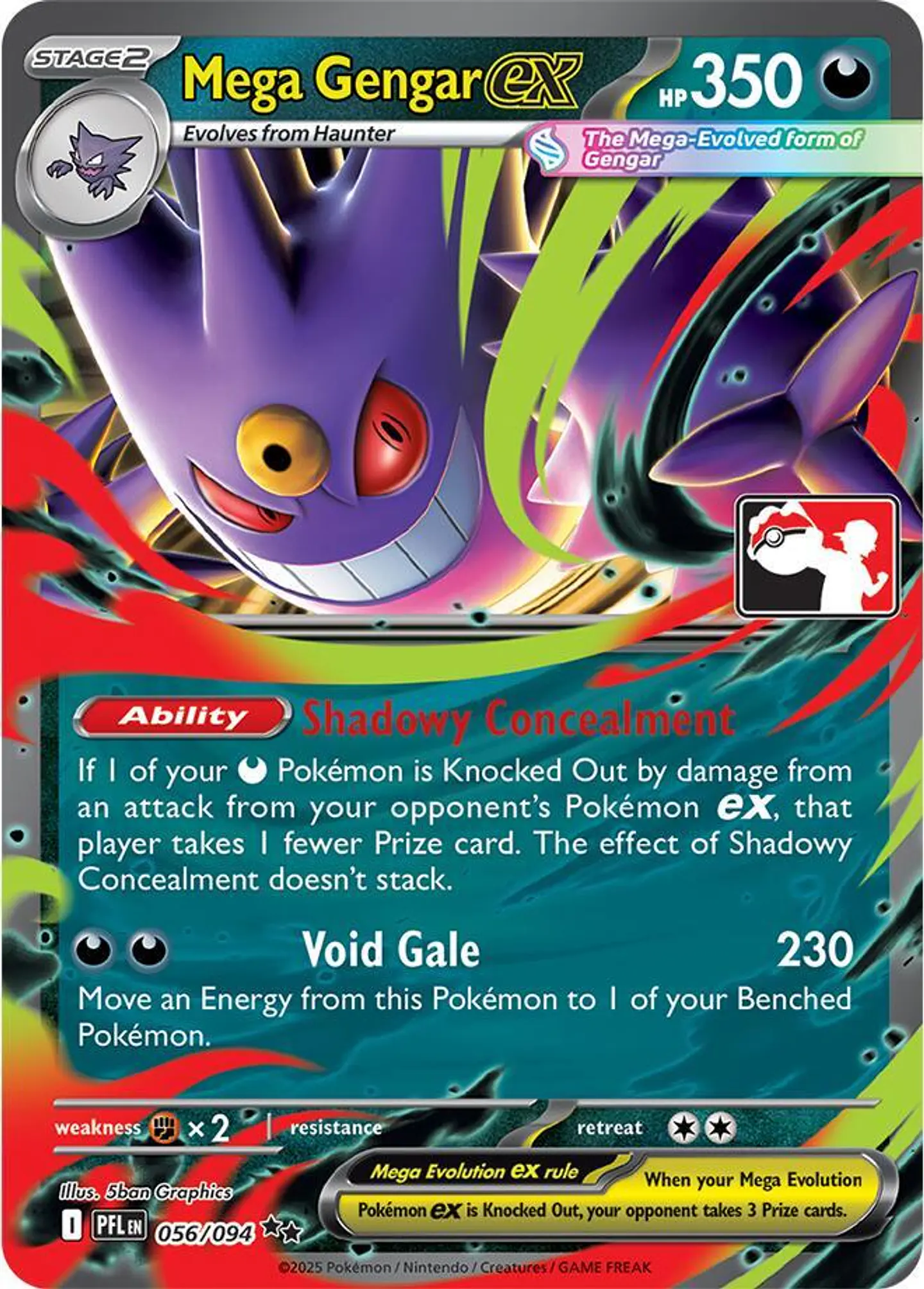Mega - Gengar Ex - Phantasmal Flames  1