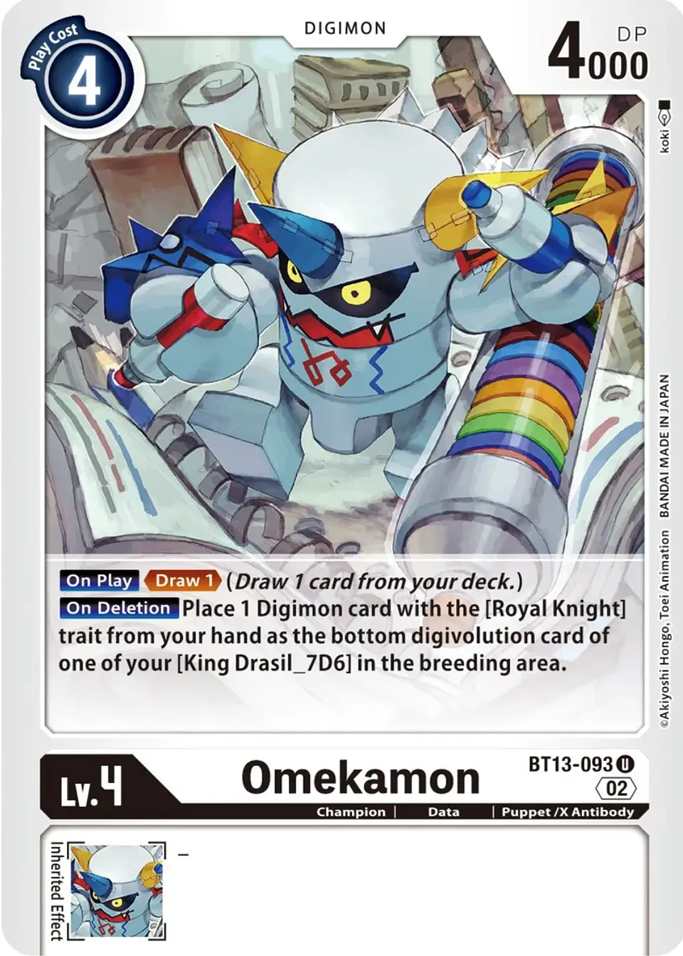 OMEKAMON BT13 093 U 02 1