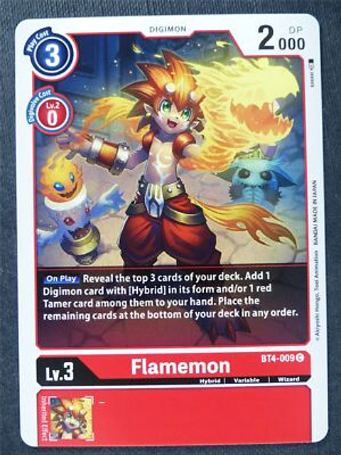 FLAMEMON BT4-009 C