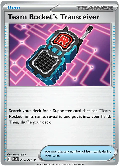 Team Rocket transceiver - Ascended heroes 