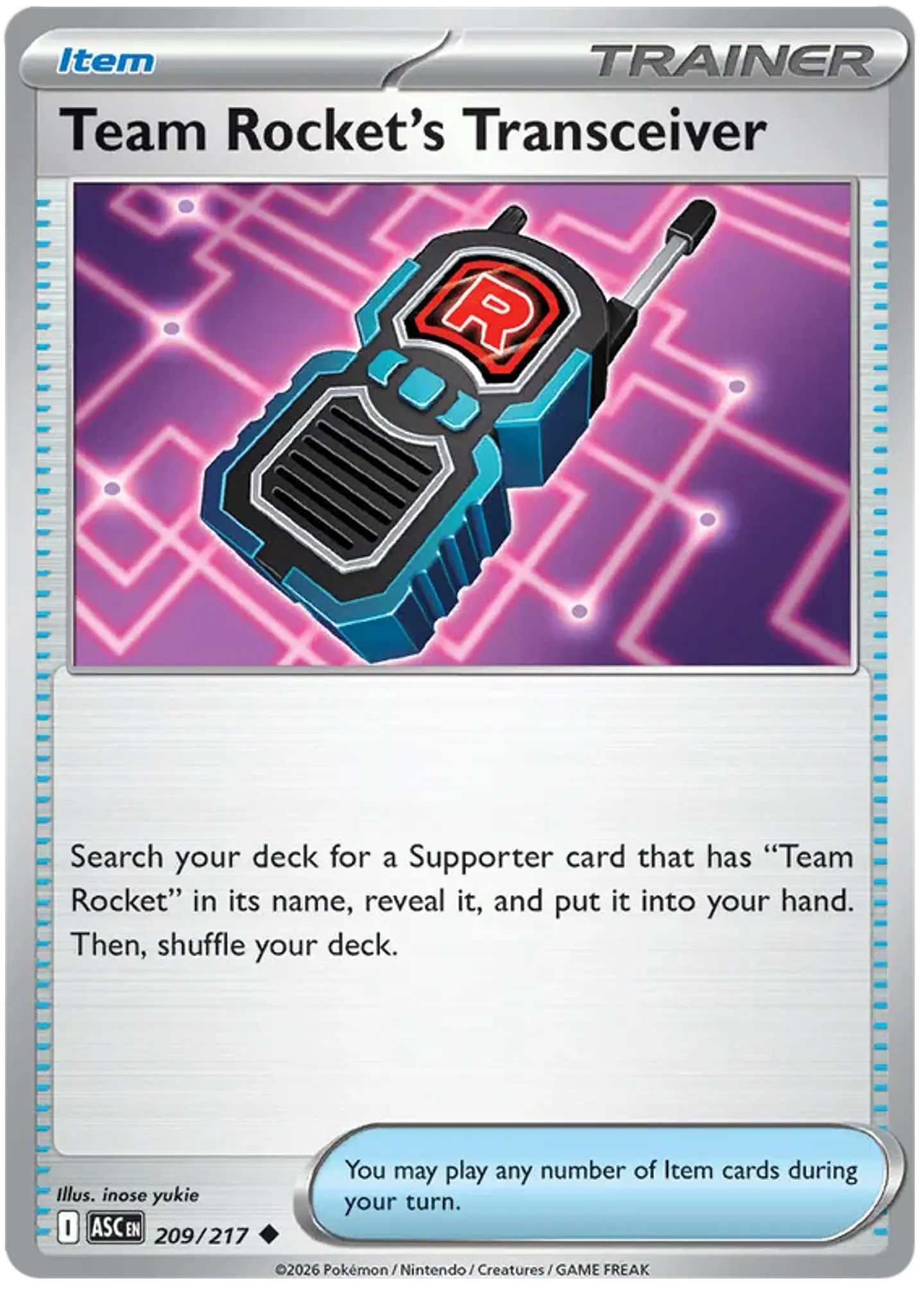 Team Rocket transceiver - Ascended heroes  1