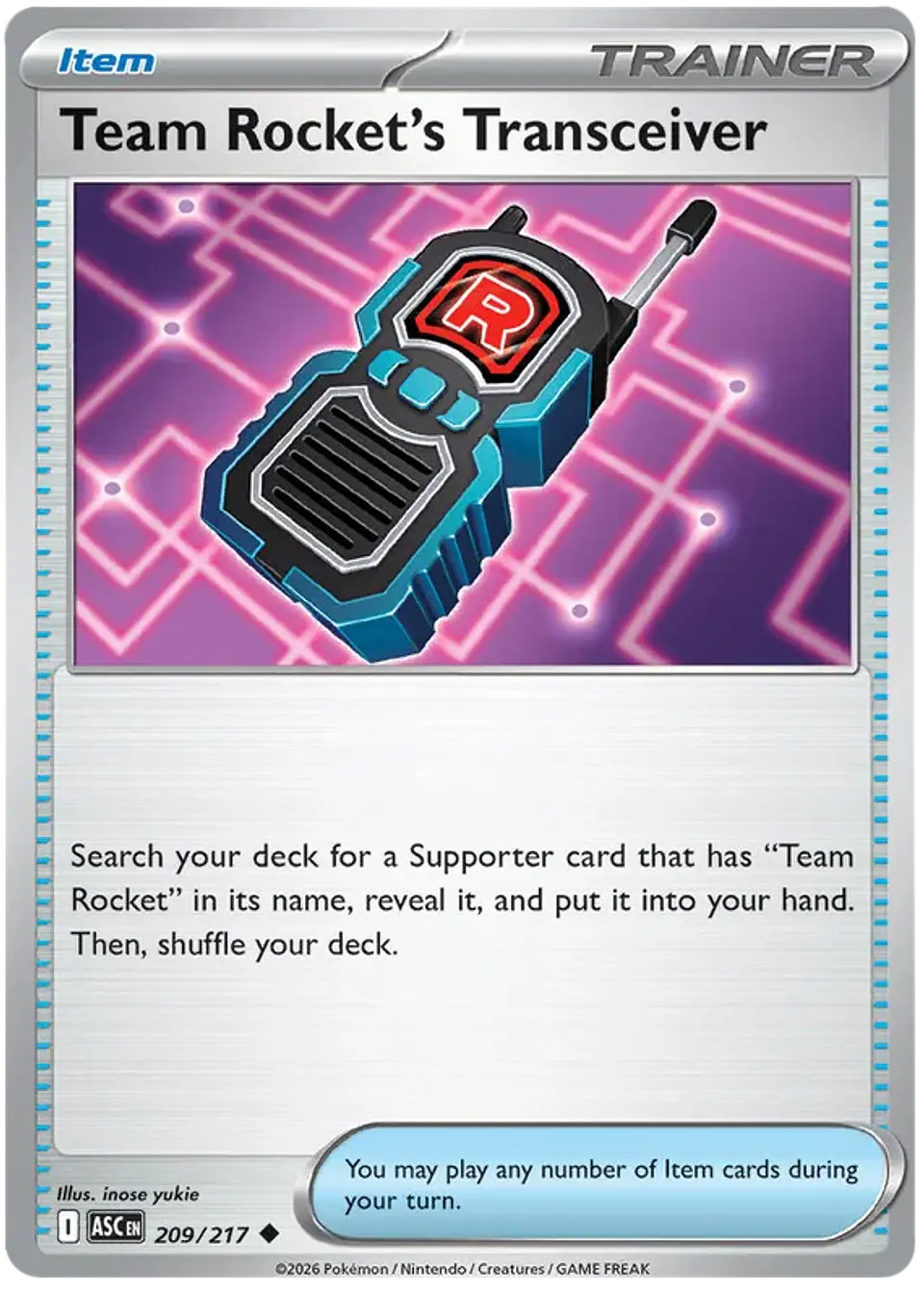 Team Rocket transceiver - Ascended heroes  1