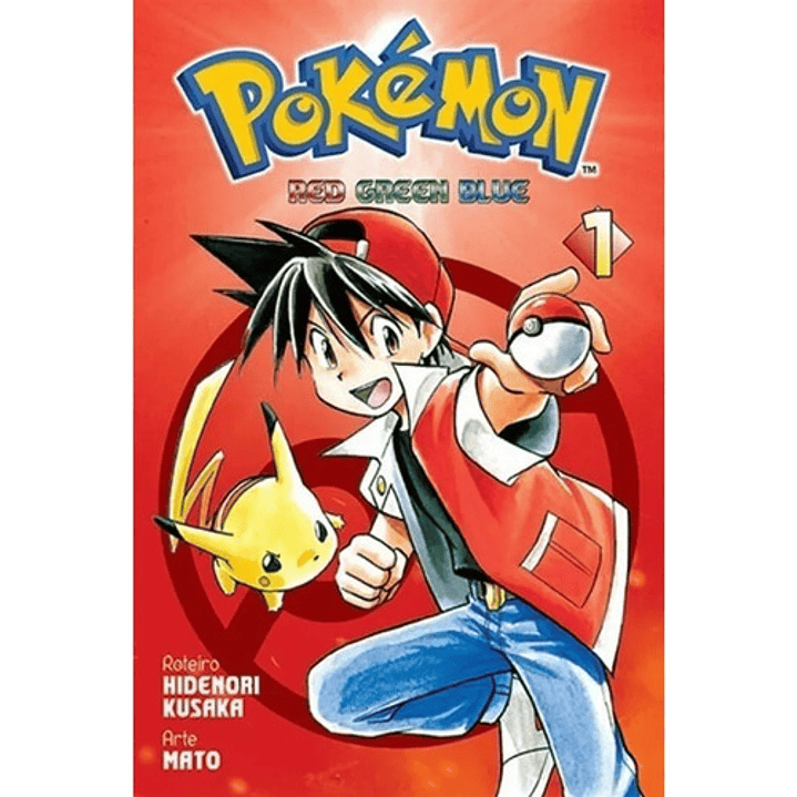 Manga Pokemon: Red, Green, Blue - Tomo 01 - Panini 1