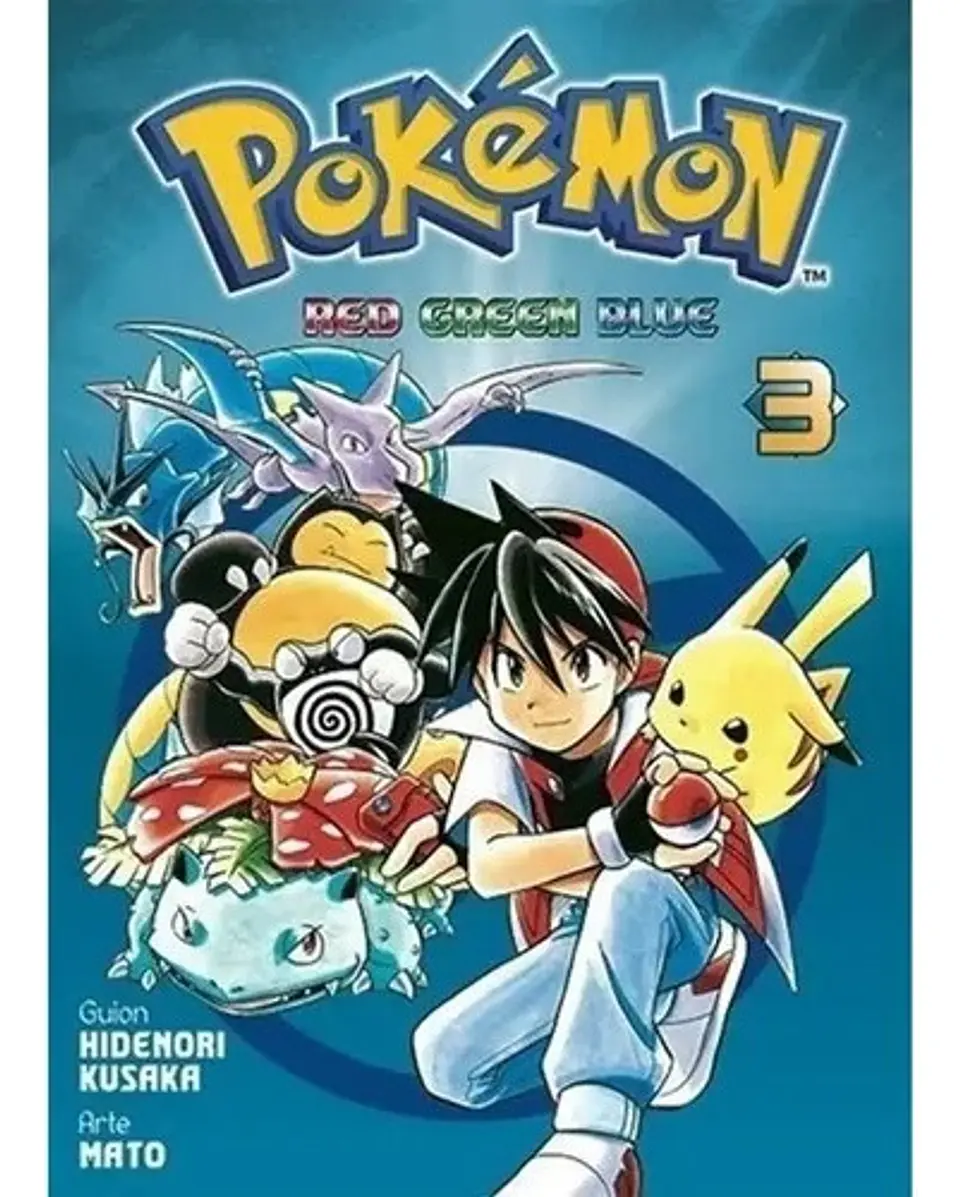 Manga Pokemon: Red, Green, Blue - Tomo 03 - Panini 1
