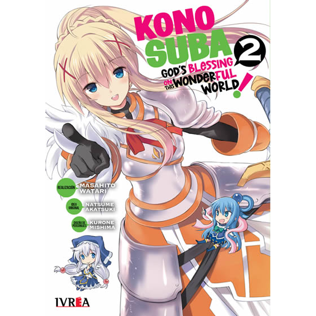 Manga Konosuba - Tomo 02 - Ivrea Argentina 1