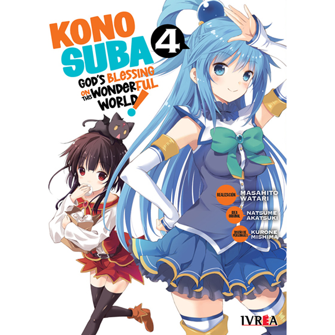 Manga Konosuba - Tomo 04 - Ivrea Argentina 1