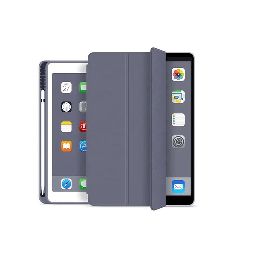 Funda iPad 9 Generación 10.2 Con Ranura Lápiz Y Parte Trasera