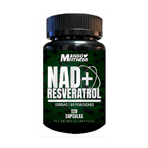 Nad+ Resveratrol 120 Cápsulas Antioxidante y Antienvejecimiento
