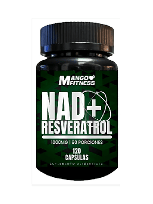 Nad+ Resveratrol 120 Cápsulas Antioxidante y Antienvejecimiento