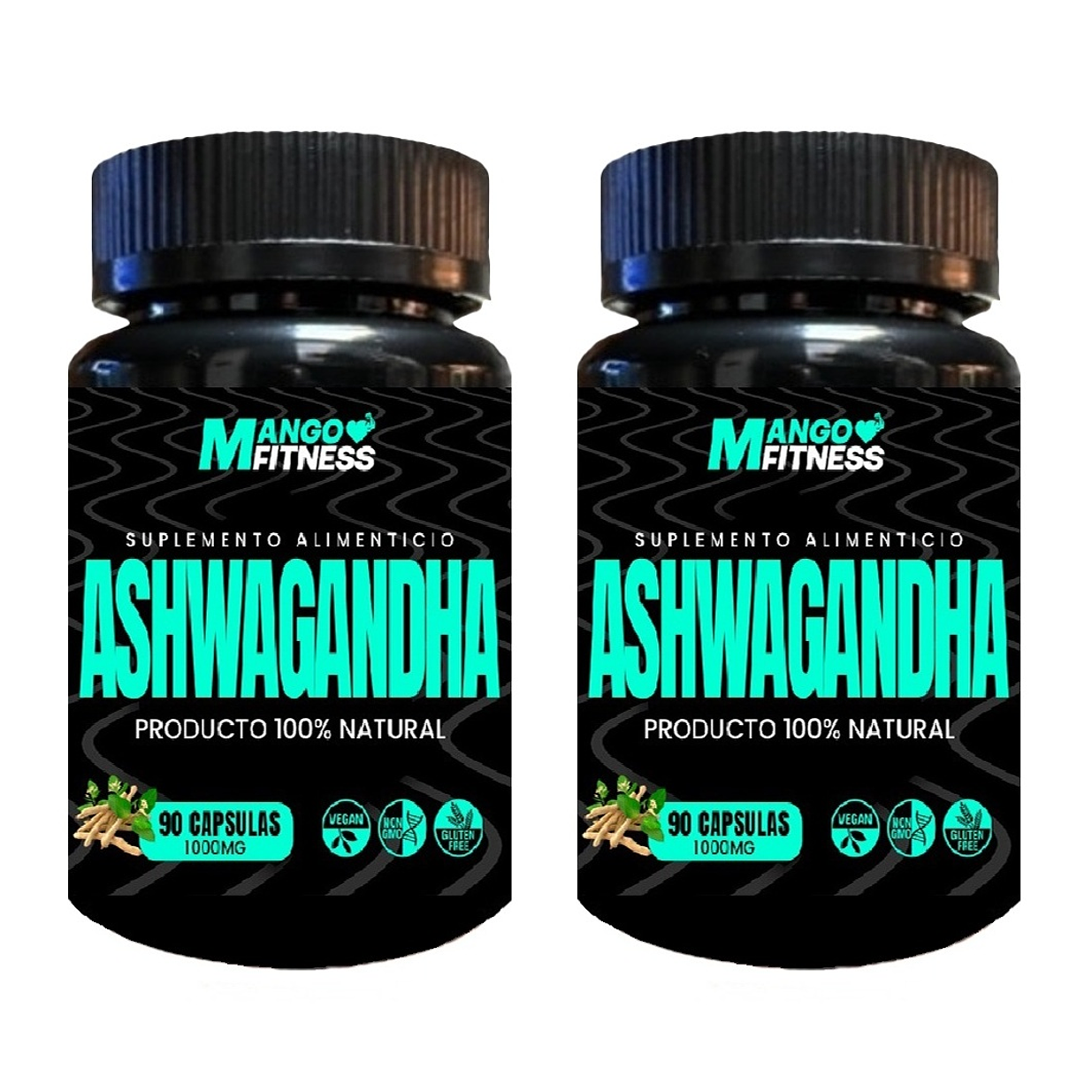 Pack Ashwagandha 90 Cápsulas 100% Natural 