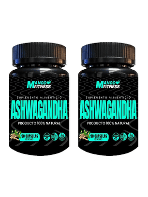 Pack Ashwagandha 90 Cápsulas 100% Natural 