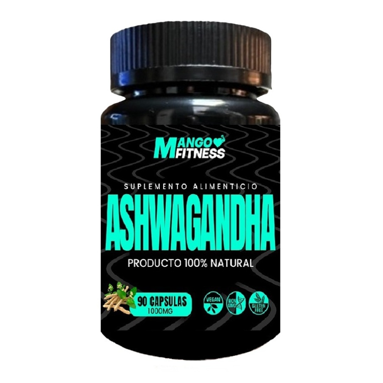 Ashwagandha 90 Cápsulas Reduce el Estrés y Ansiedad 1