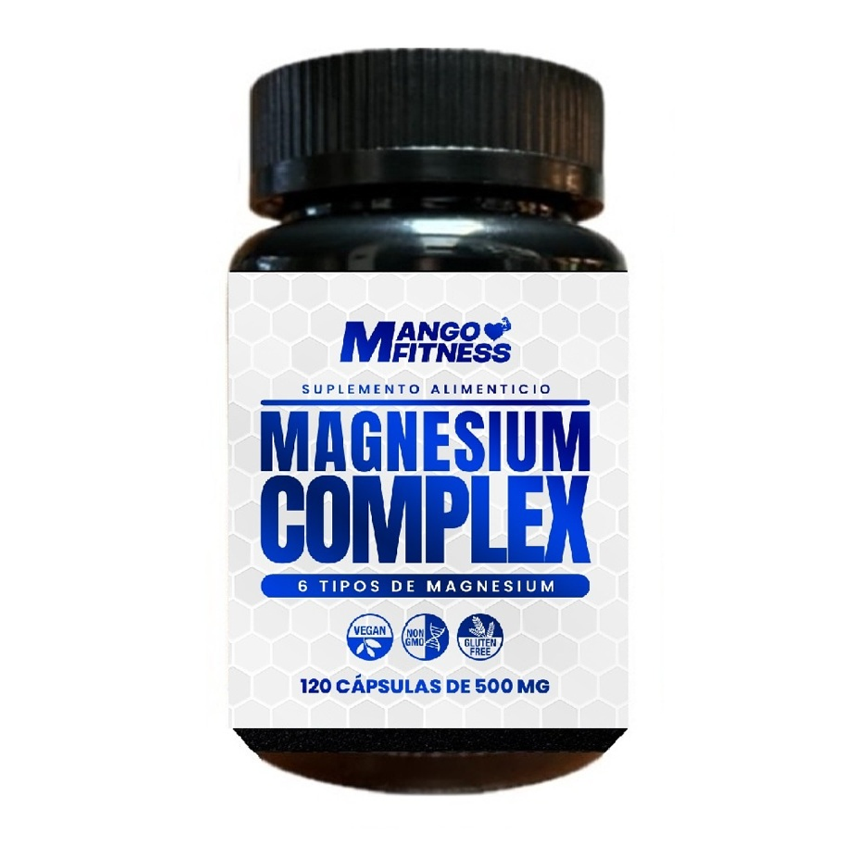 Magnesio Complex 120 cápsulas, Alivio Estrés y Calambres 